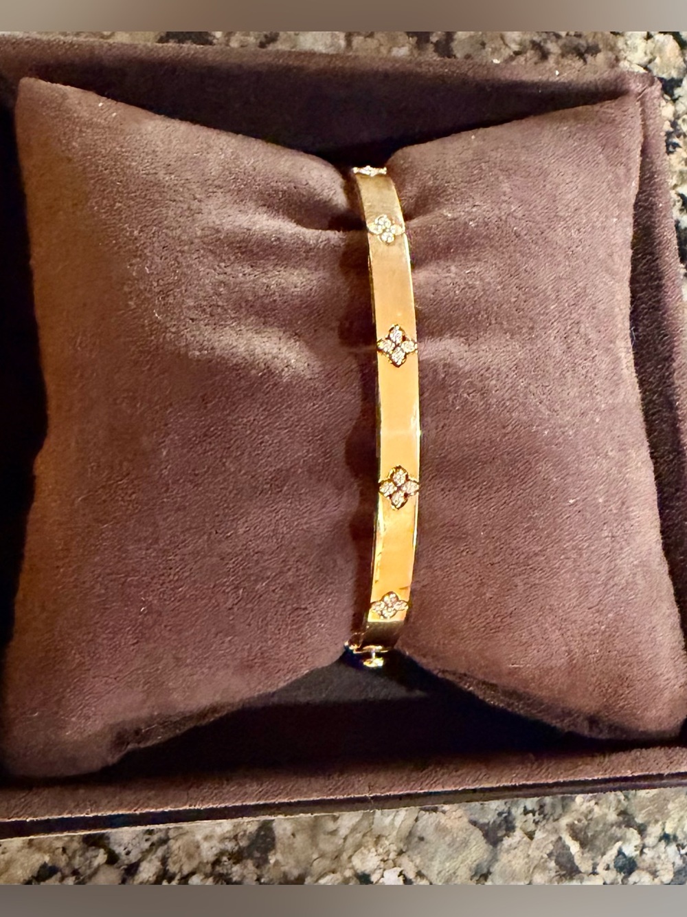 Roberto Coin Gold Floral Motif Bracelet